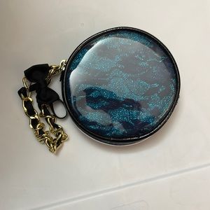 Betsey Johnson coin purse blue